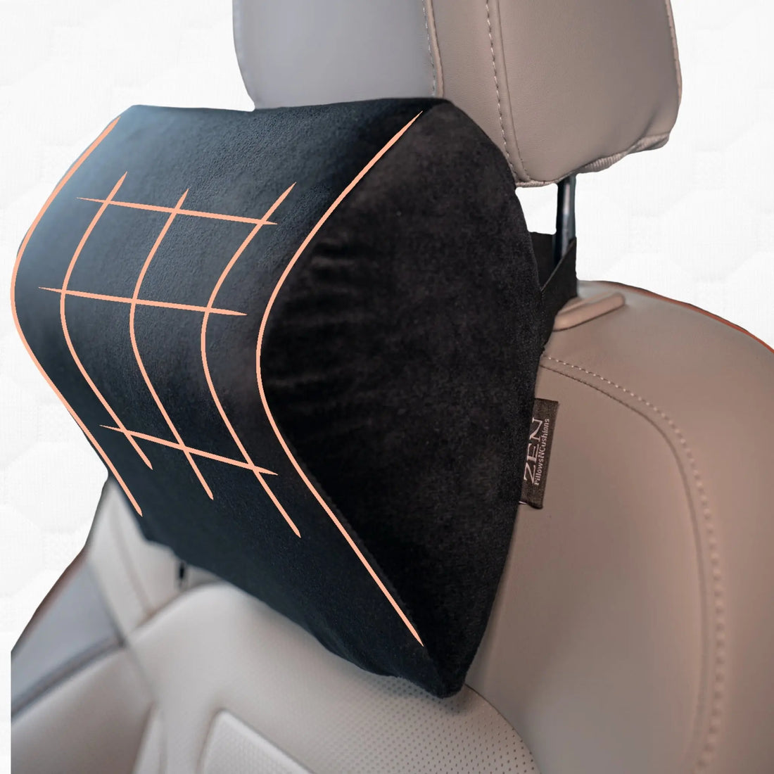 ZEN Ultra Car Headrest ZEN PillowsNCushions