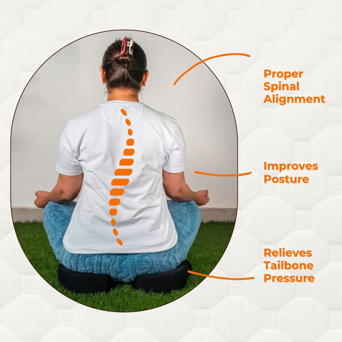 ZEN Ultra Coccyx Seat Cushion ZEN PillowsNCushions