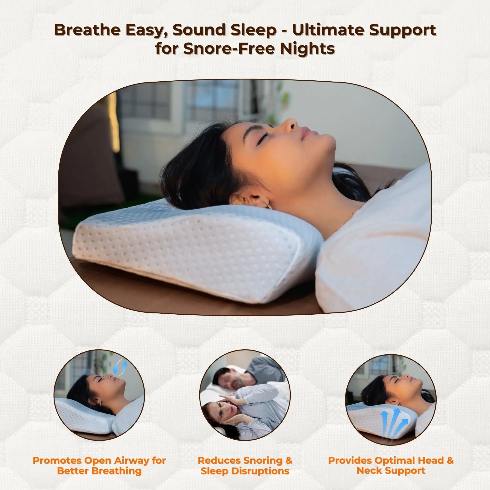 ZEN Ultra Anti-Snoring Pillow ZEN PillowsNCushions