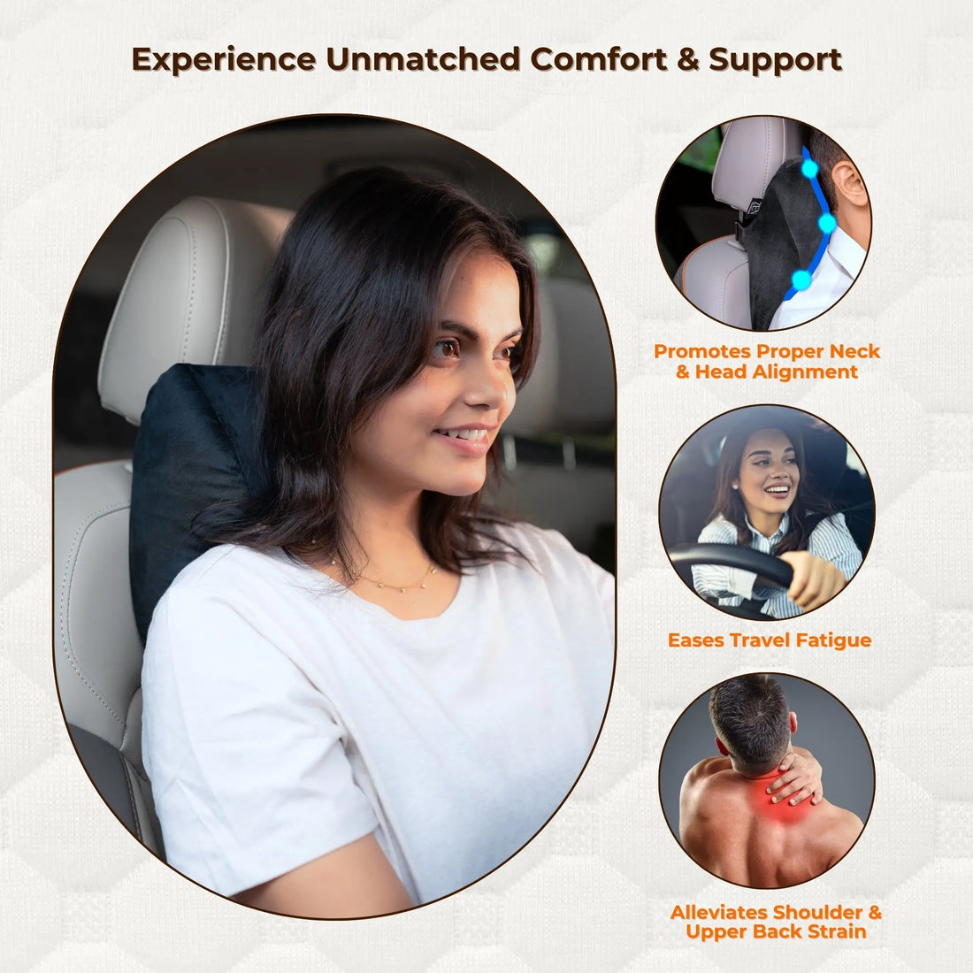 ZEN Ultra Car Headrest ZEN PillowsNCushions