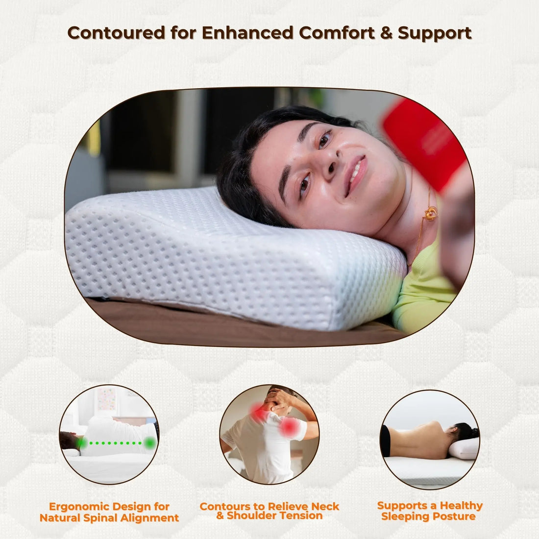 ZEN Cervical Contour Pillow Zen