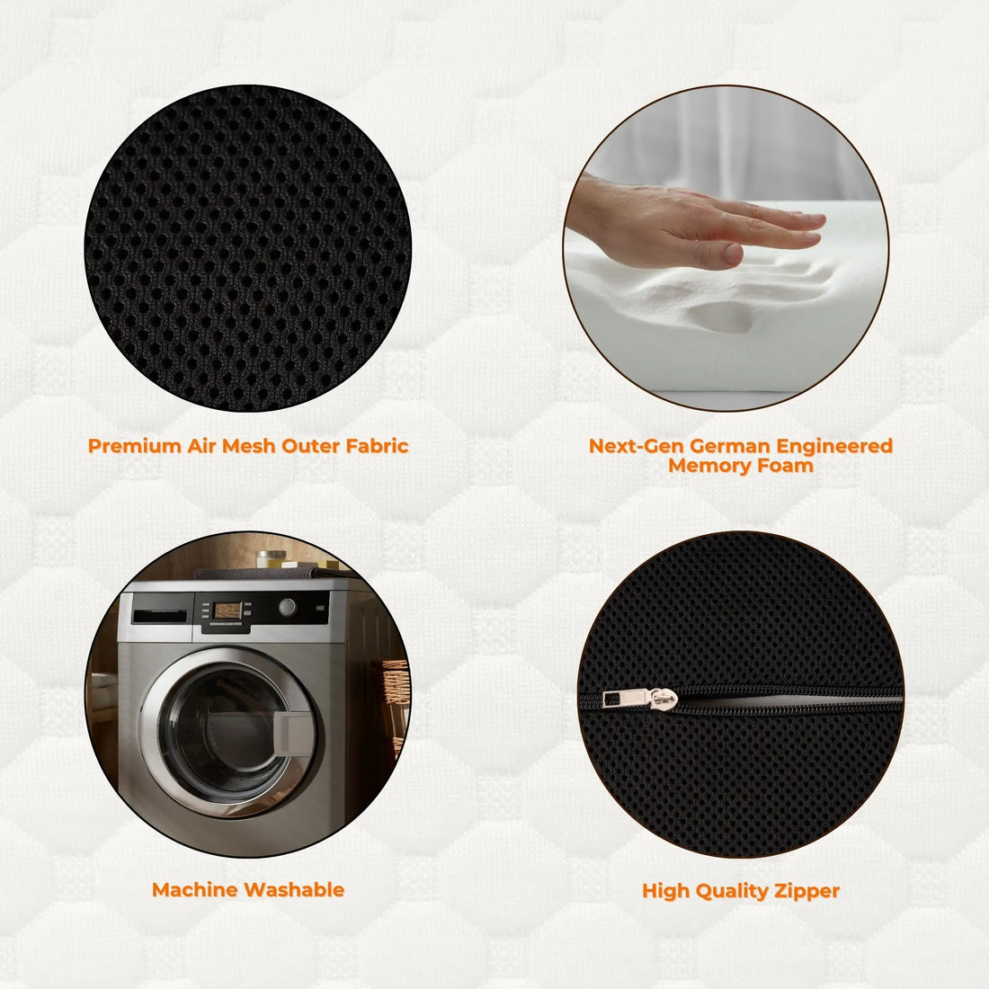 ZEN ULtraSleek Backrest Cushion ZEN PillowsNCushions