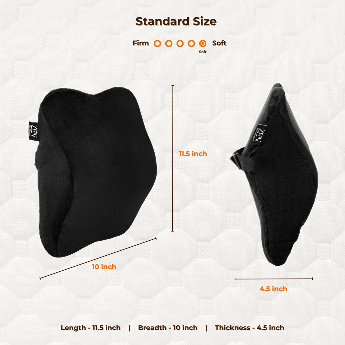 ZEN Pro Car Headrest ZEN PillowsNCushions