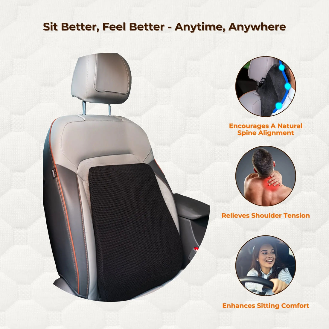 ZEN ULtraSleek Backrest Cushion ZEN PillowsNCushions